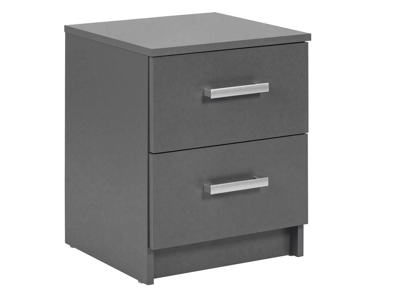 Comoda Elenzio 2, Inter Link, 41.2x40x50.8 cm, PAL, gri - imagine 6